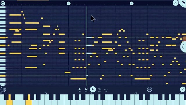 Naruto OST=hokages funeral(guitar version)FL STUDIO MOBILE
