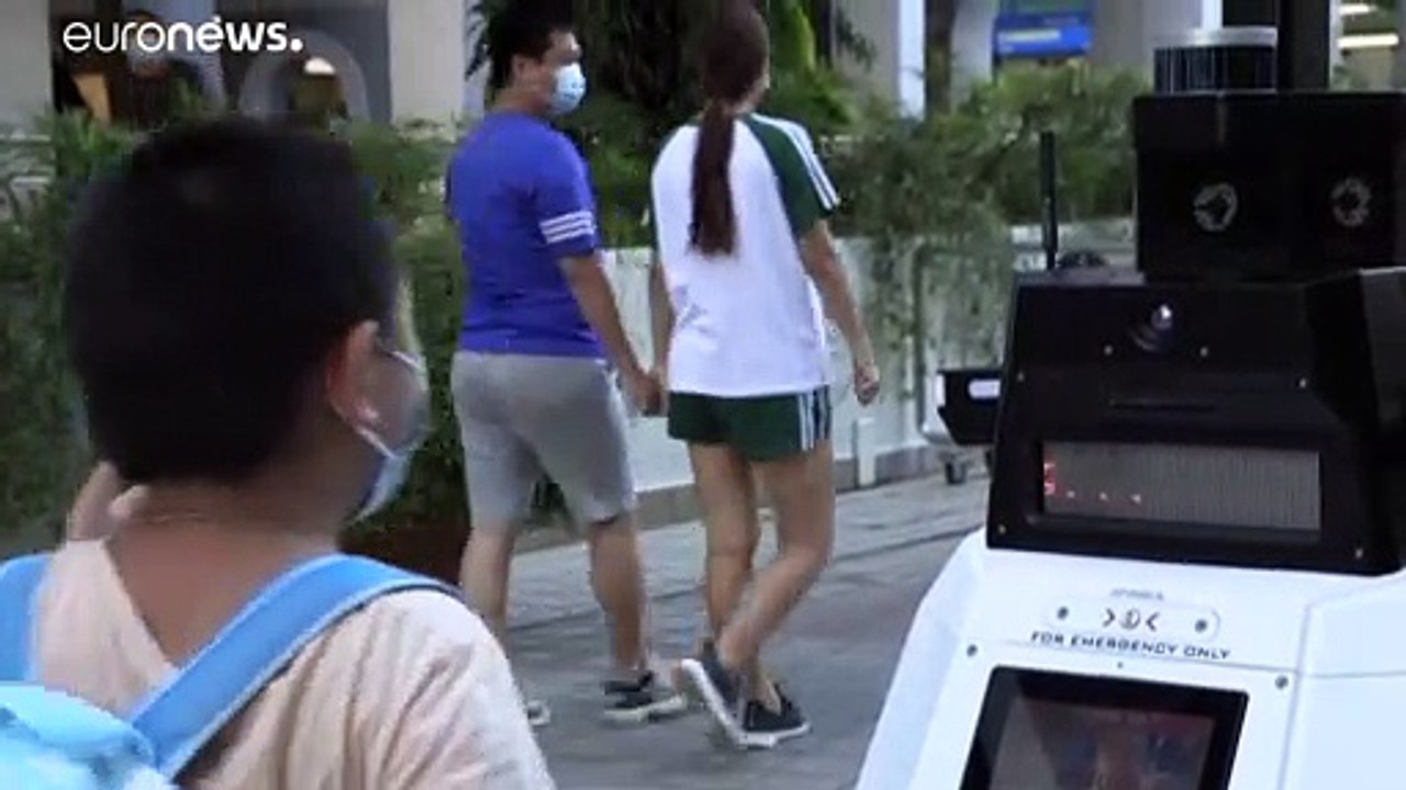 Singapur: Roboter geht auf Patrouille