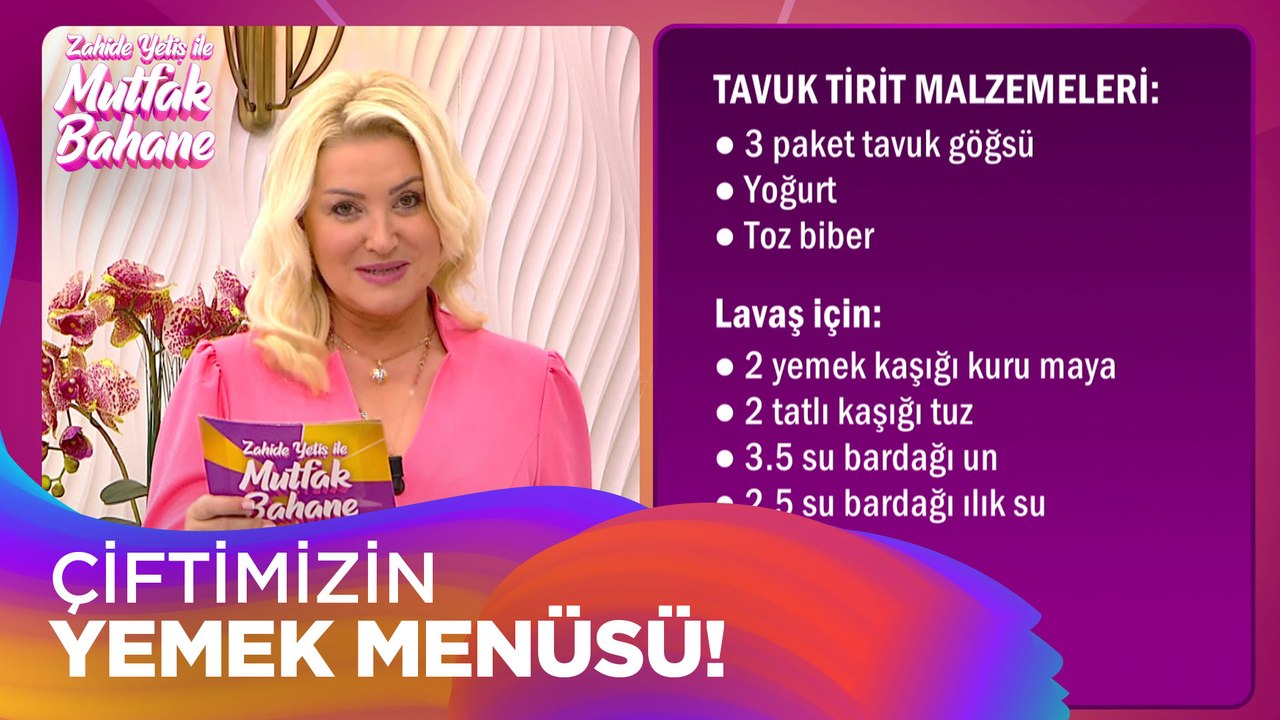 Çiftimizin yemek menüsü! - Zahide Yetiş ile Mutfak Bahane 6 Ekim 2021