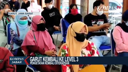 Vaksinasi Rendah, PPKM Garut Kembali Ke Level 3