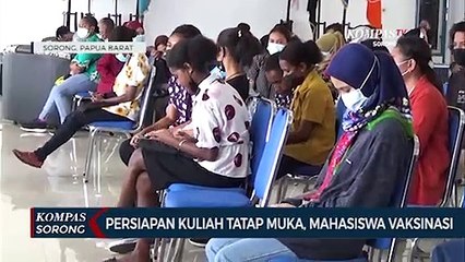 Persiapan Kuliah Tatap Muka, Ratusan Mahasiswa Victory Antusian Vaksinasi