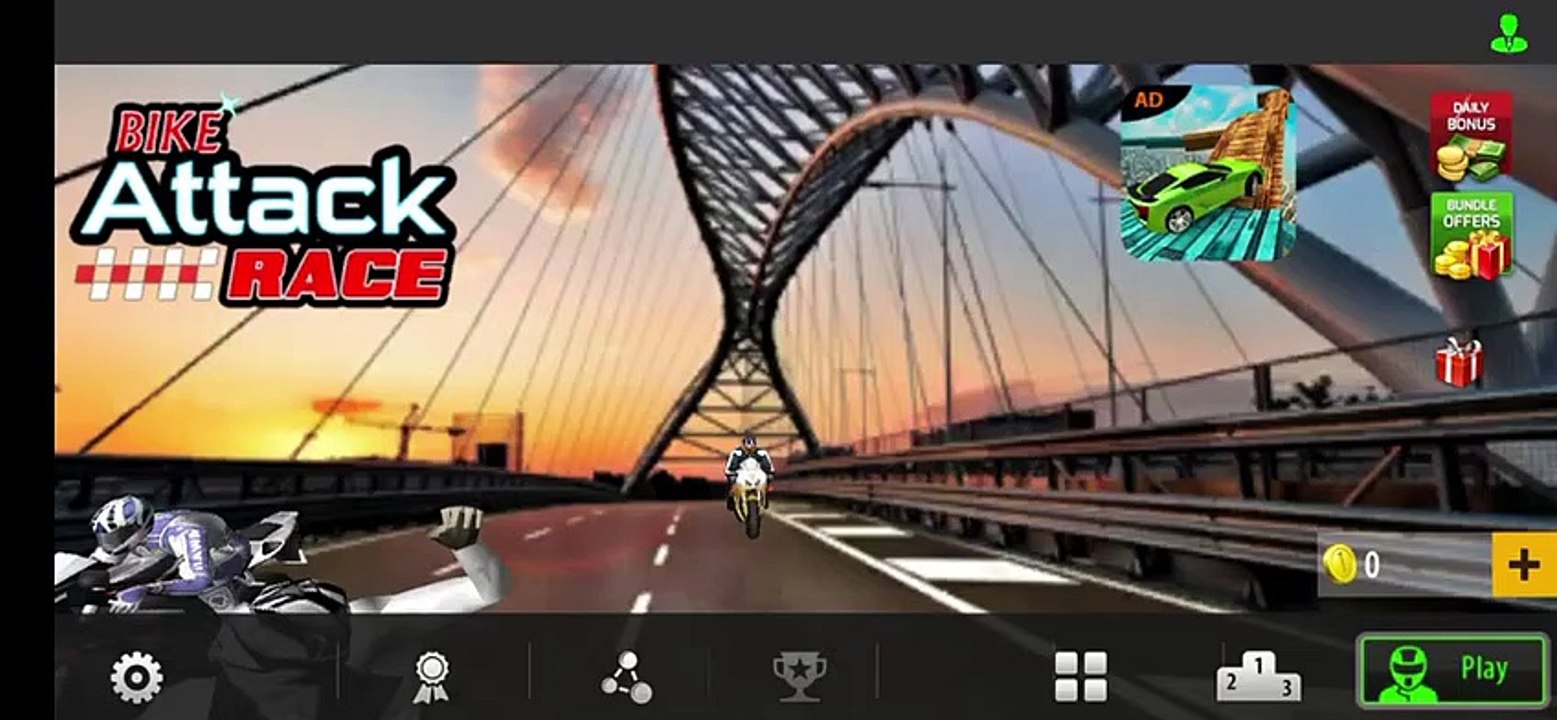 Bike Attack Race  Highway Tricky Stunt Rider  Android Gameplay