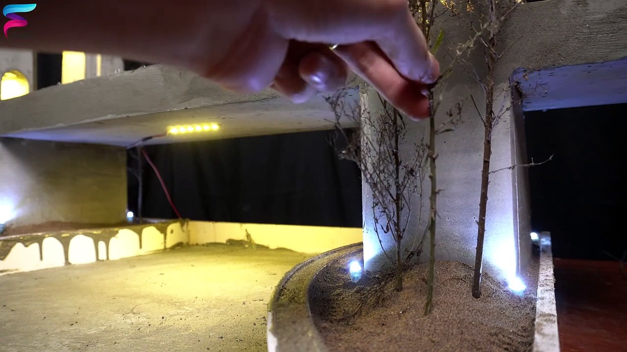 How to make the most beautiful concrete mini bridge - Part 2 _ Full HD 4K