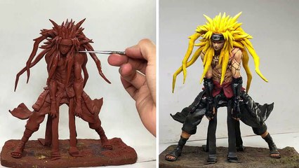 Naruto Akatsuki SCULPTURE / Concept Art The power of Kyuubi.