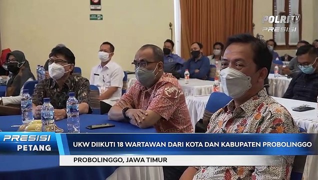 Kapolres Probolinggo Apresiasi Kegiatan Uji Kompetensi Wartawan Probolinggo
