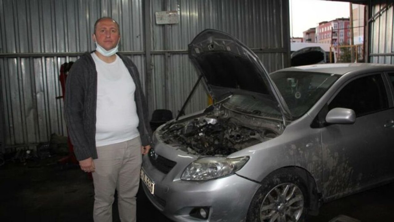 Arkadaş önerisiyle aracını temizletti, hayatının şokunu yaşadı
