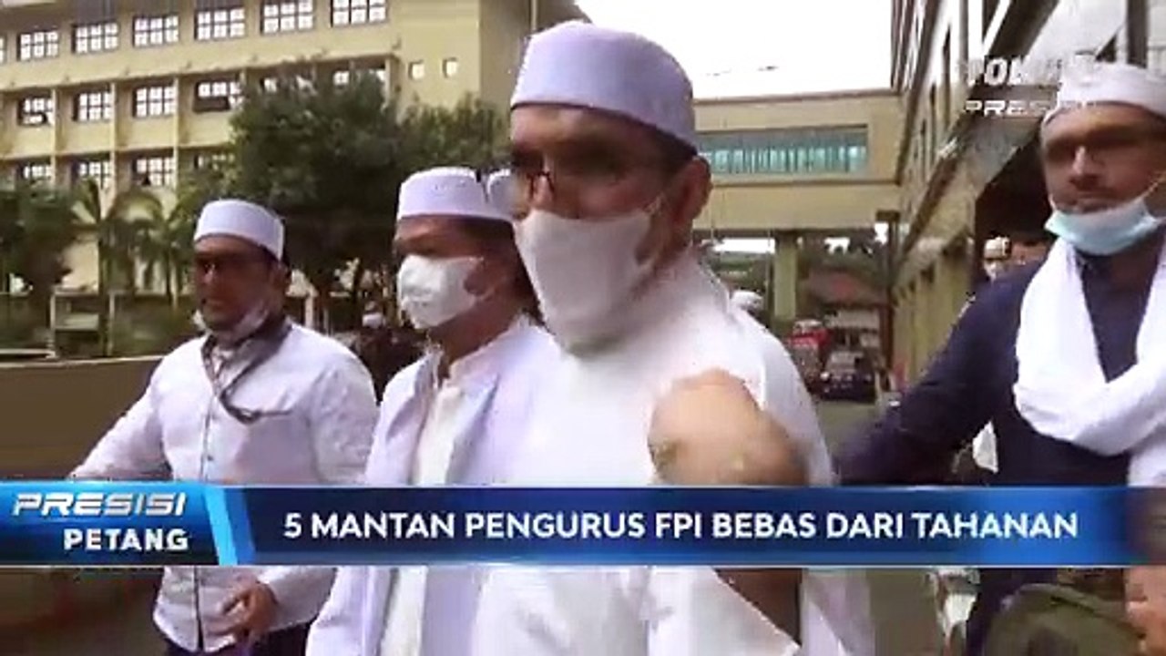 5 Mantan Petinggi FPI Bebas Usai Jalani Hukuman 8 Bulan Penjara