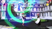 Melty Blood- Type Lumina - Official Saber VS Hisui and Kohaku Gameplay #2 Trailer