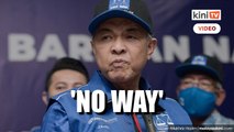 Kerjasama dengan Bersatu? 'No way' - Zahid komen PRN Melaka