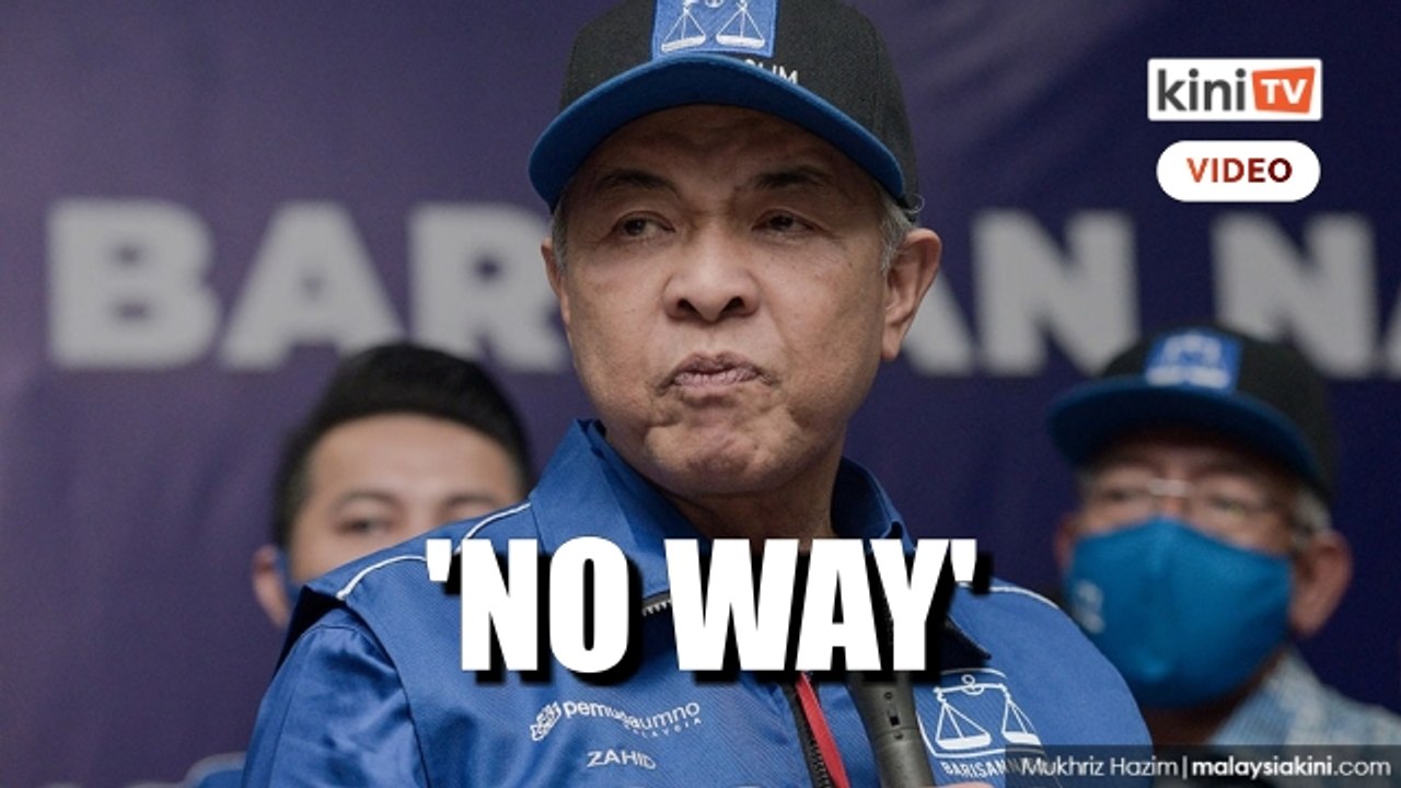 Kerjasama dengan Bersatu? 'No way' - Zahid komen PRN Melaka