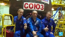 Une équipe russe arrive à l'ISS pour tourner le premier film en orbite