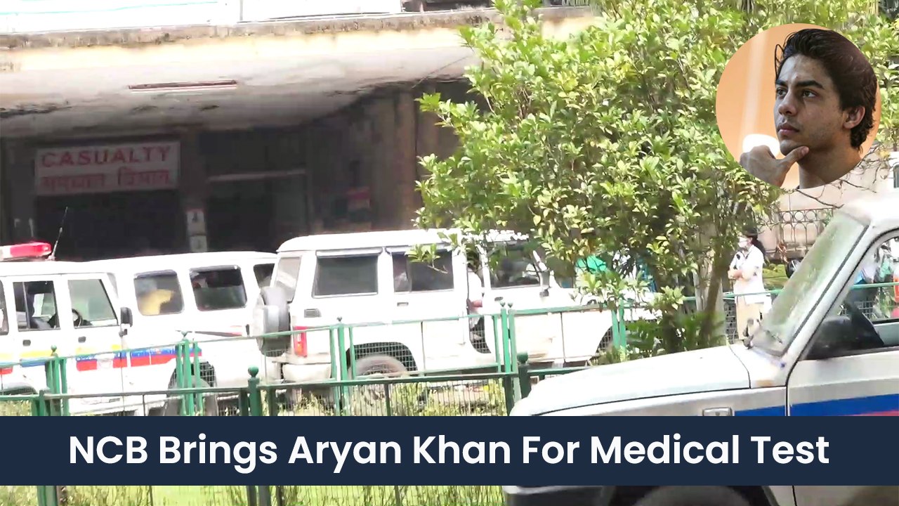 NCB Brings Aryan Khan For Medical Test