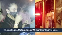 Seema Khan & Maheep Kapoor At Shah Rukh Khan's House