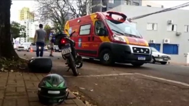 Mais uma colisão em cruzamento com semáforo é registrada no Centro