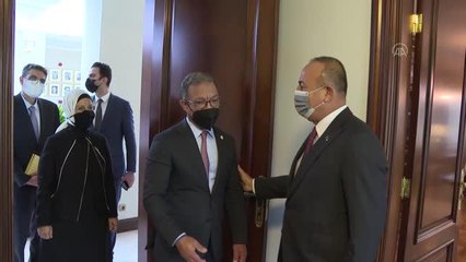 Dışişleri Bakanı Çavuşoğlu, Parlamentolar Arası Birlik Başkanı Pacheco ile görüştü