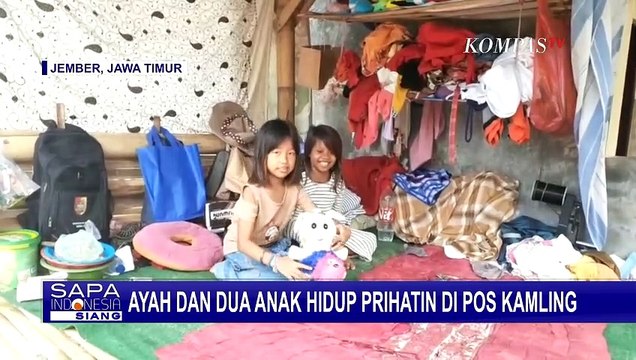 Kisah Pilu Ayah dan 2 Anak Hidup di Pos Kamling dari Kampung ke Kampung