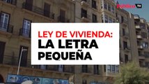 Las claves de la ley de Vivienda