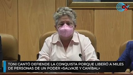 Toni Cantó defiende la Conquista porque liberó a miles de personas de un poder «salvaje y caníbal»