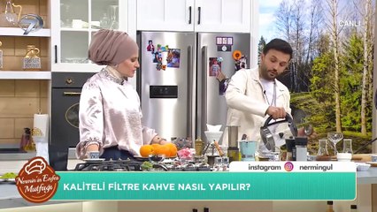 En pratik şekilde filtre kahve yapımı