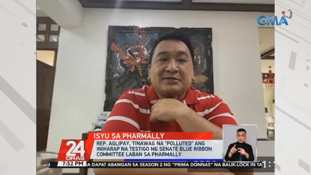 Aglipay, tinawag na polluted ang iniharap na testigo ng Senate Blue Ribbon Committee laban sa Pharmally | 24 Oras