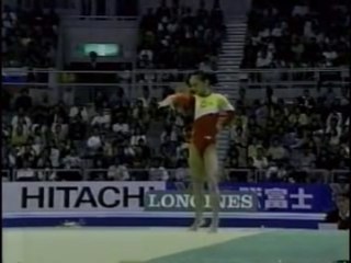 Ji Liya - FX EF - 1995 World Gymnastics Championships