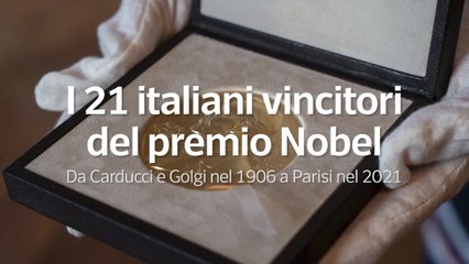 I 21 italiani vincitori del premio Nobel