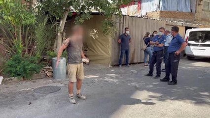 Alanya'da çocuklarını rehin alan anne ve baba evi yaktı