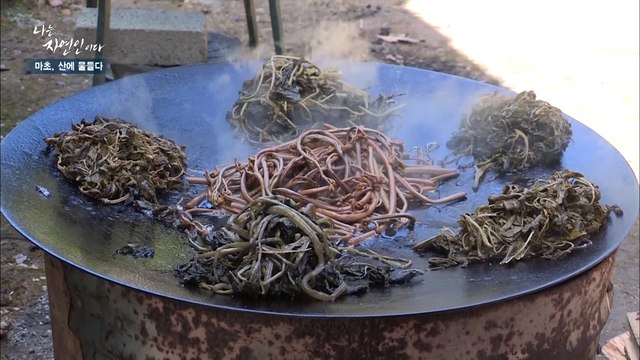 [나물 밥상] 주부 9단 자연인이 알려주는 말린 나물 '묵은내' 잡는 비법은?!