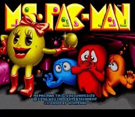 Ms. Pac-Man online multiplayer - snes