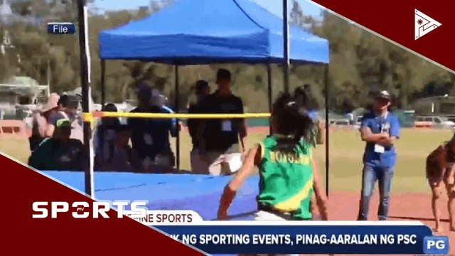 Pagbabalik ng sporting events, pinag-aaralan ng PSC