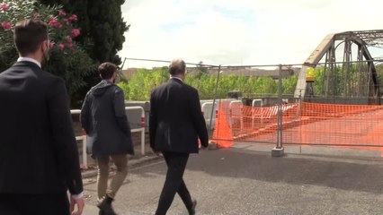 Roma, Gualtieri al Ponte dell'Industria:  "Serve massima rapidita' lavori"