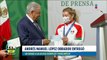 López Obrador entrega cheque a atletas olímpicos y paralímpicos de Tokyo 2020