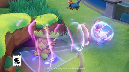 Jugabilidad Sylveon en Pokémon Unite