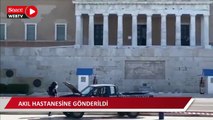 “Yunanistan’ı Türkler Yönetiyor” yazılı kamyoneti ile parlamento önünde eylem yapan çiftçi akıl hastanesine gönderildi