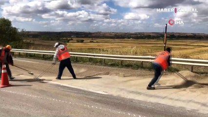 Aracın içinde 150 metre sürüklenen sürücünün burnu dahi kanamadı