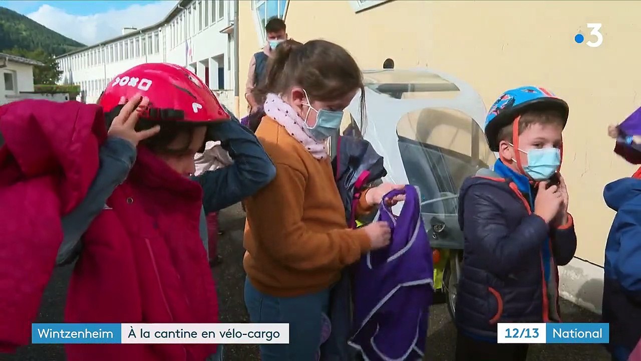 Haut-Rhin : les enfants adoptent le vélo pour se rendre à la cantine