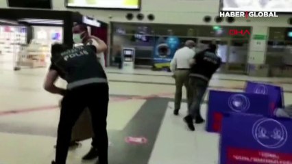 Antalya Havalimanı'nda valizlerde uyuşturucu madde bulundu