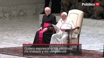 El papa Francisco expresa su 