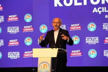 Kılıçdaroğlu, Mezitli Belediyesi Kültür Merkezi'nin açılışını yaptı