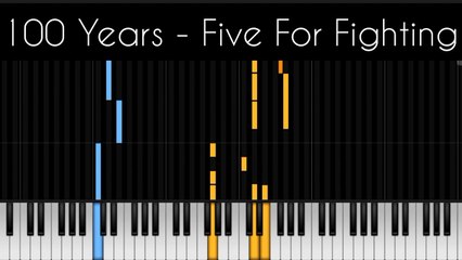 100 Years Five For Fighting | Piano Tutorial