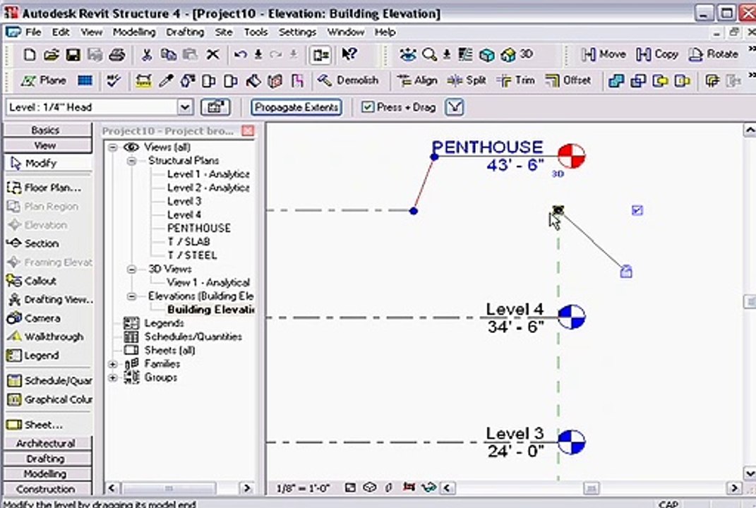 REVIT Structure Training LEVELS