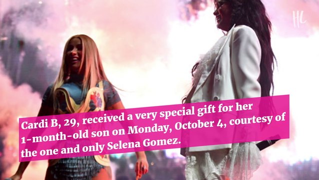 Selena Gomez Sends Cardi B A Baby Gift Basket Filled To The Brim For Her Son, 1 Month