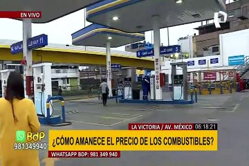 Precios de los combustibles aumentan en diversos puntos de la capital