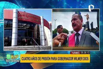 Buscan a gobernador regional de Tumbes para que cumpla prisión por colusión agravada
