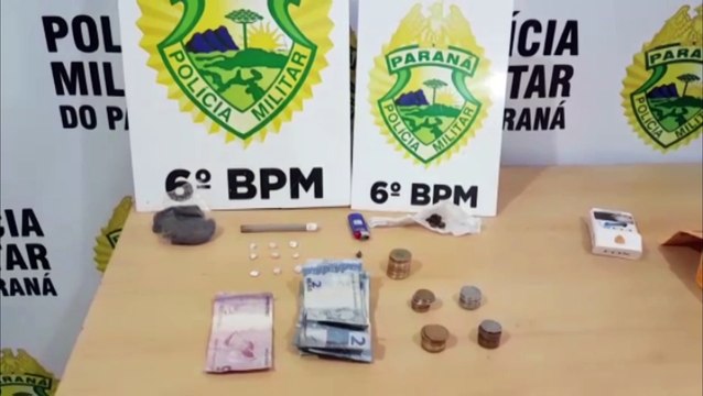 Cinco são detidos pela PM por envolvimento com o tráfico de drogas em Cascavel