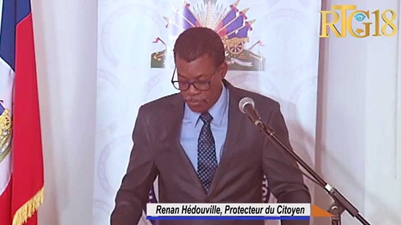 Pwotektè Sitwayen an mèt Renan Hédouville swete tout dispozisyon pran pou konbat fenomèn ensekirite