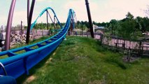 Fenix Roller Coaster (Toverland Theme Park, The Netherlands) - 4K Roller Coaster POV - Front Row