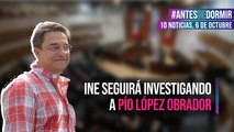 INE seguirá investigando a Pío López Obrador