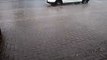 Chuva de granizo atinge diversos bairros em Cascavel