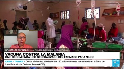 Carlos Espinal: "la vacuna contra la malaria tiene un perfil de seguridad excelente en los niños"